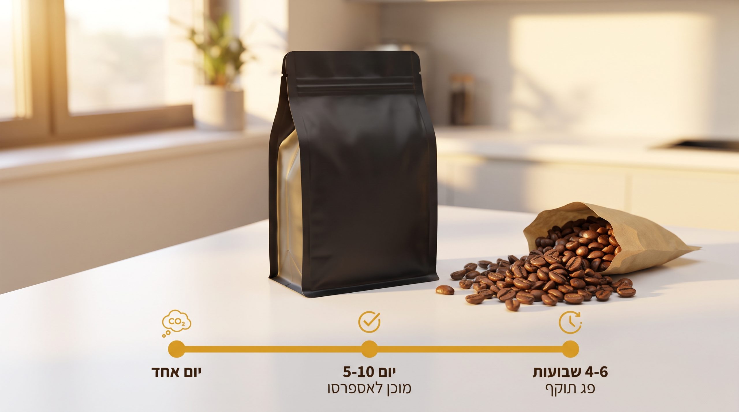 כמה זמן אחרי קלייה כדאי להשתמש בפולי קפה - מדריך לעסקים