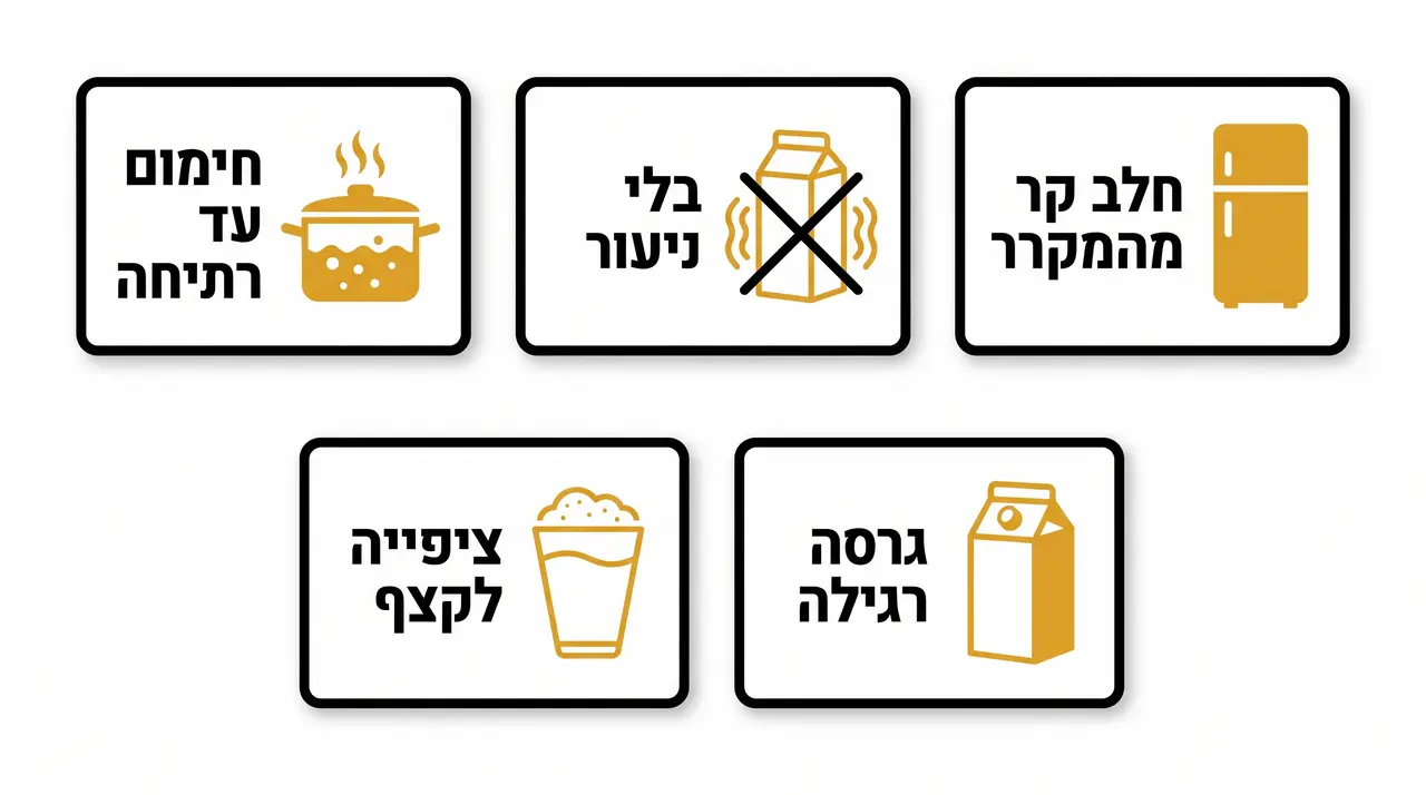 טעויות נפוצות בשימוש בחלב צמחי בקפה
