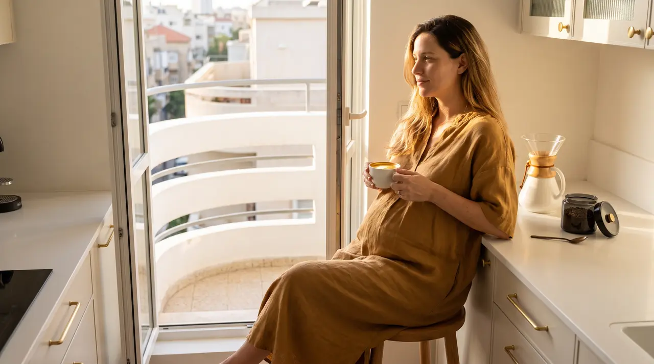 הנחיות לצריכת קפה נטול קפאין בזמן הריון והנקה